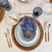 Rattan Stainless Steel Cutlery Set