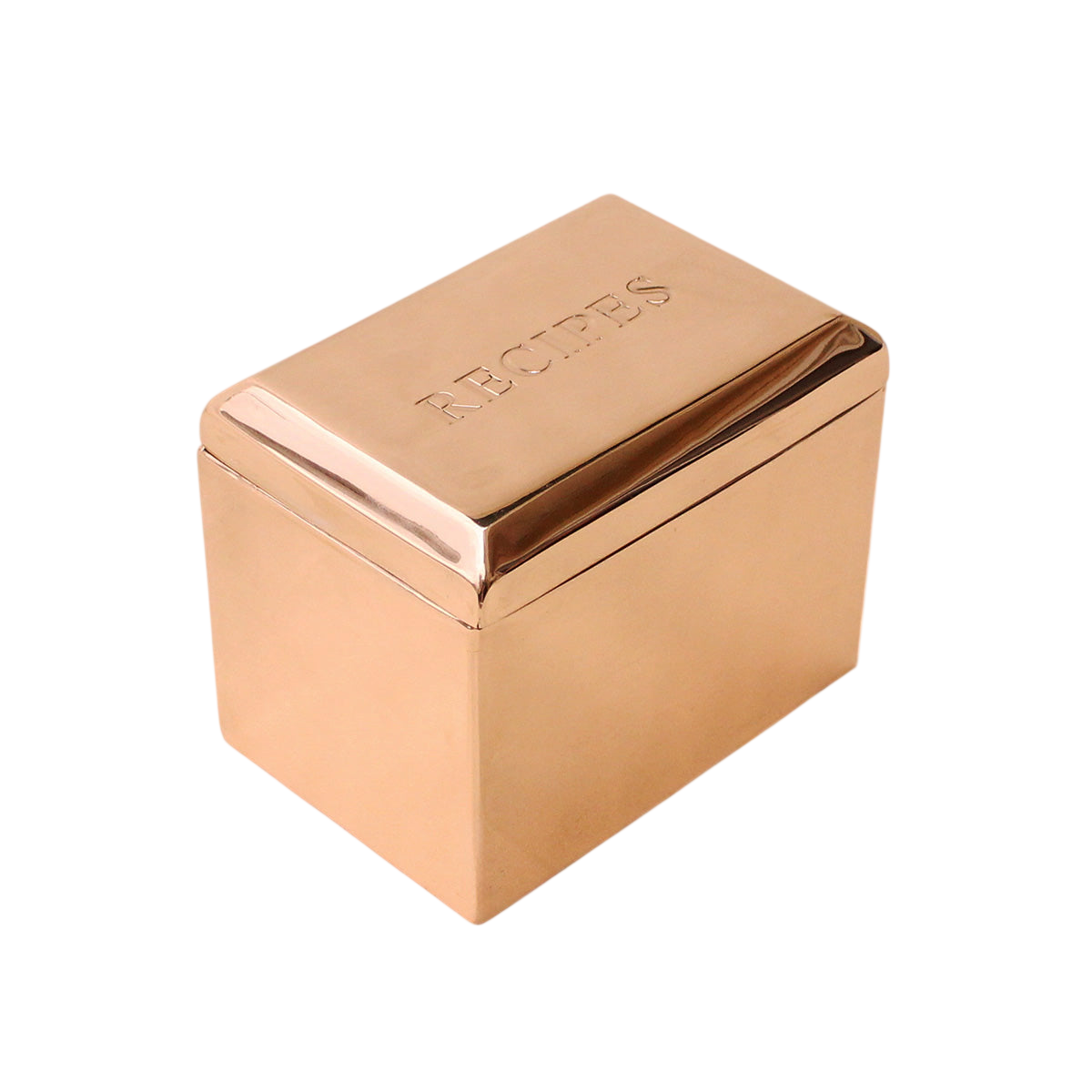 Copper Recipe Box