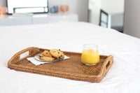 Rectangular Tray with Glass Insert