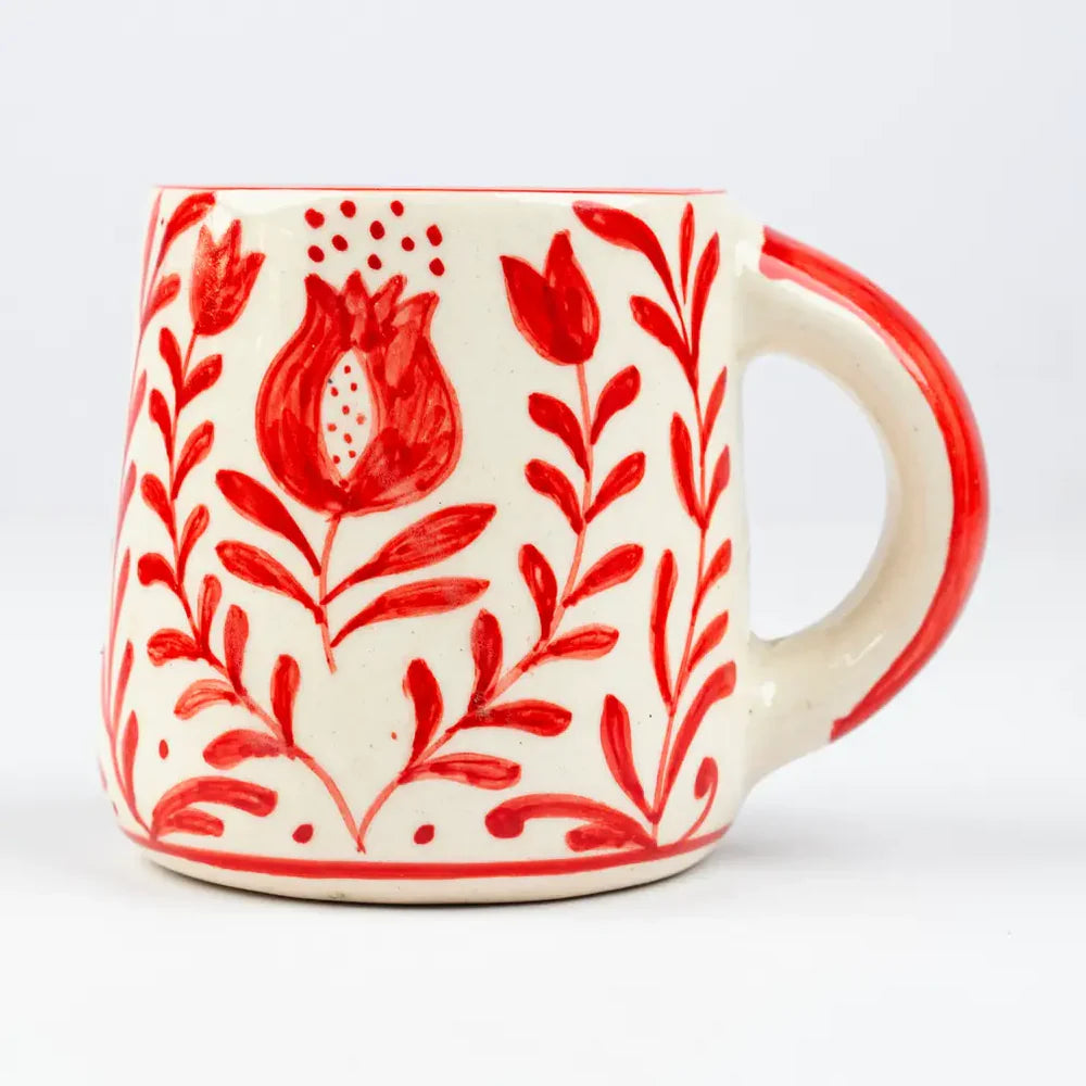 Anaar Ceramic Breakfast Set - Coffee Cup & Side Plate