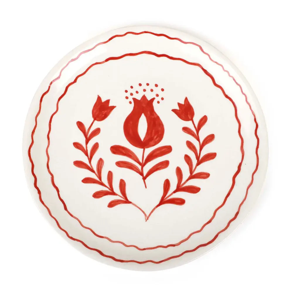 Anaar Ceramic Breakfast Set - Coffee Cup & Side Plate