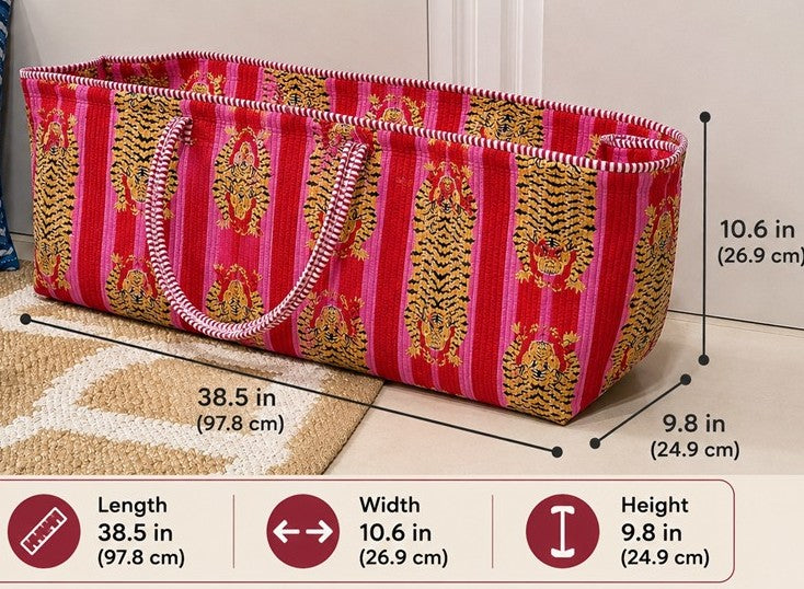 Tiger Print Mahjong Accessory Bags