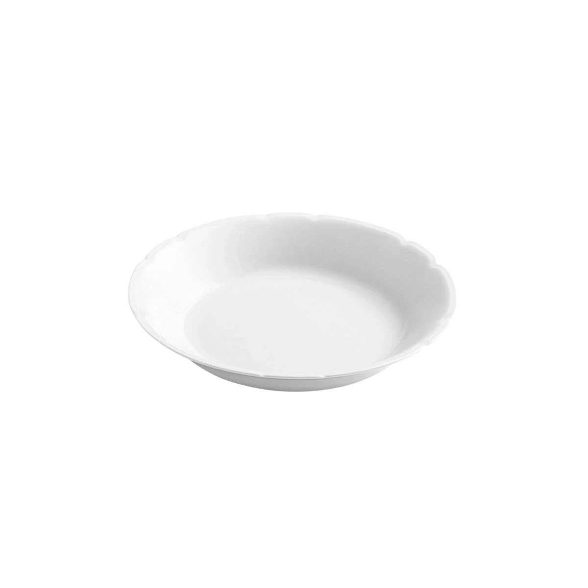 Reminiscence Coupe Plates - White (Set of 4)