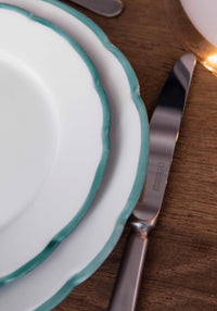 Reminiscence - Set of 4 Dinner Plates Green Galon
