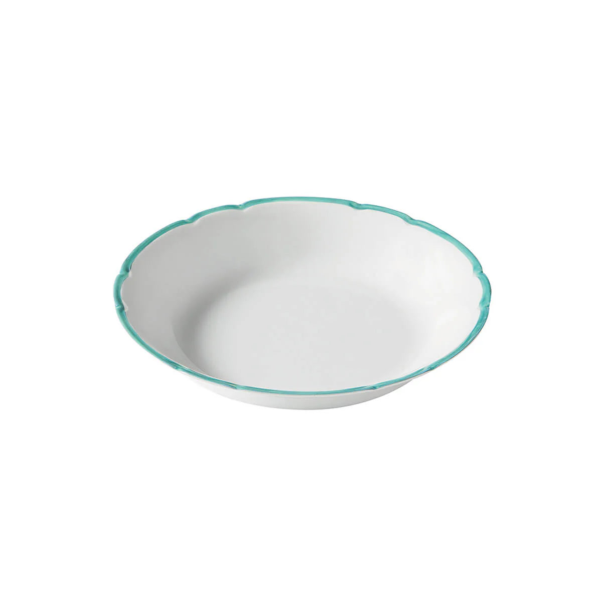 Reminiscence - Set of 4 Coupe Plates Green Galon