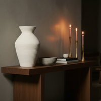 Ilios Ribbed Vase, 20" - Limited Release
