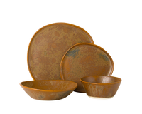 4 Piece Ripple Dinner Setting
