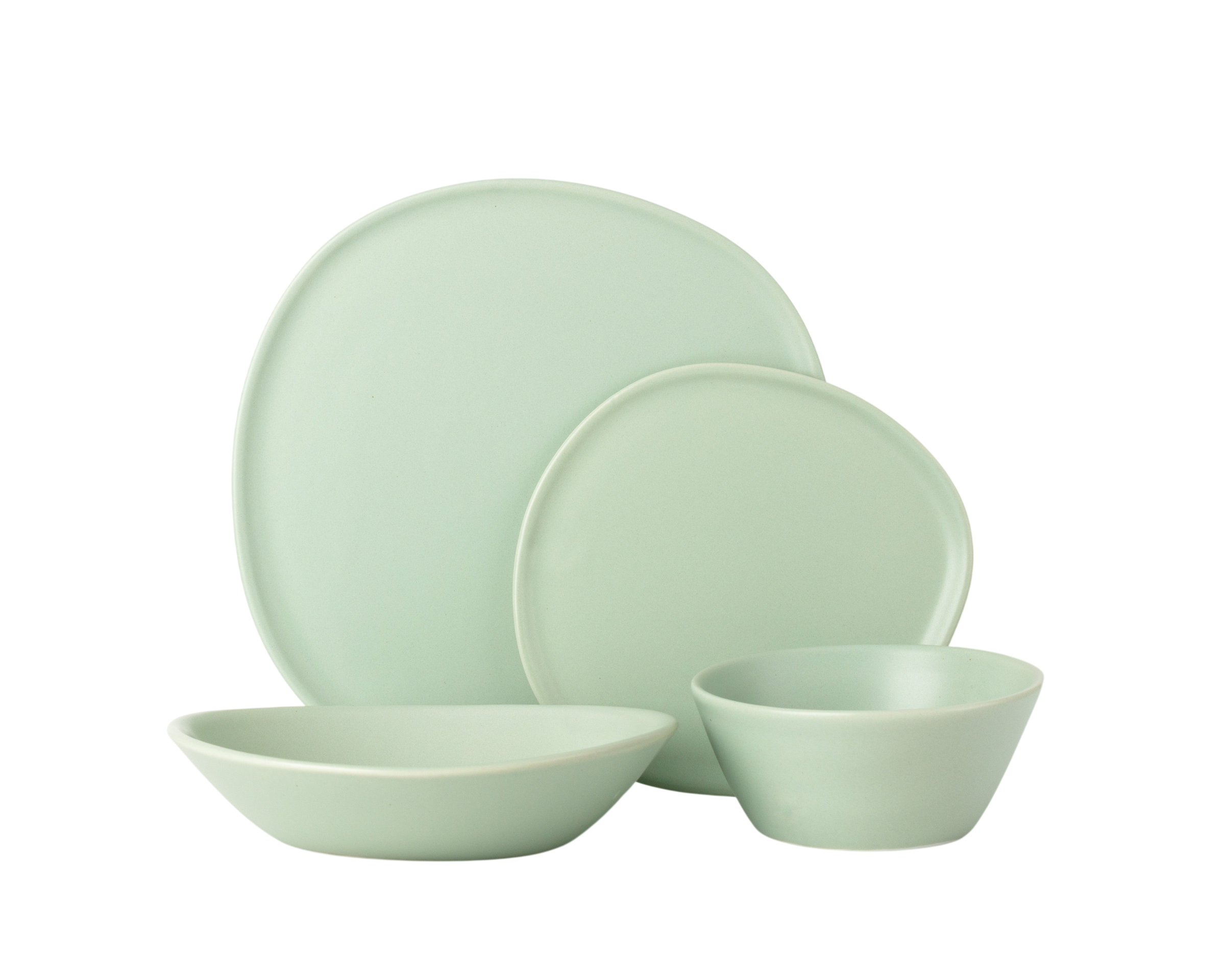 4 Piece Ripple Dinner Setting