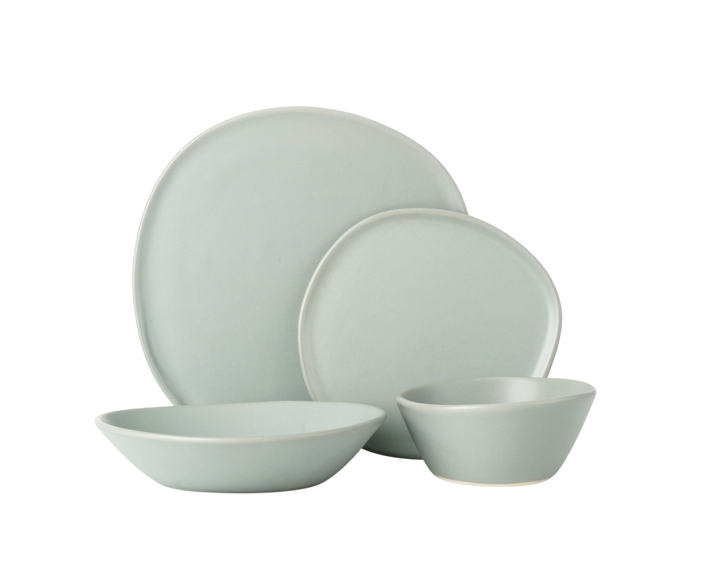 4 Piece Ripple Dinner Setting