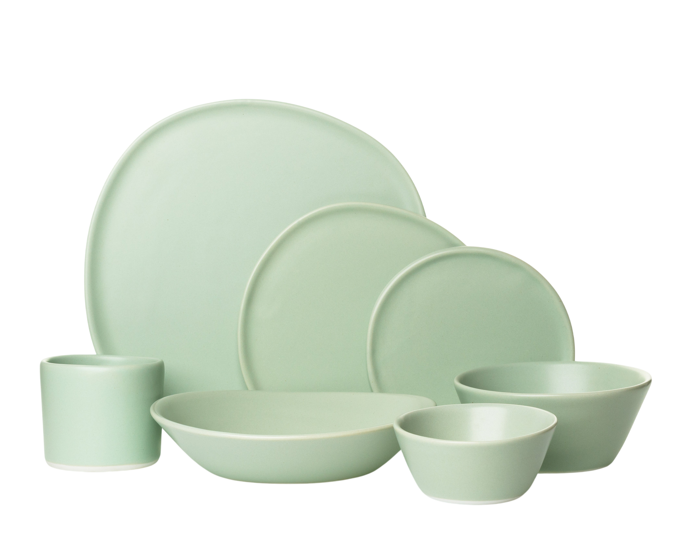 7 Piece Ripple Dinner Setting