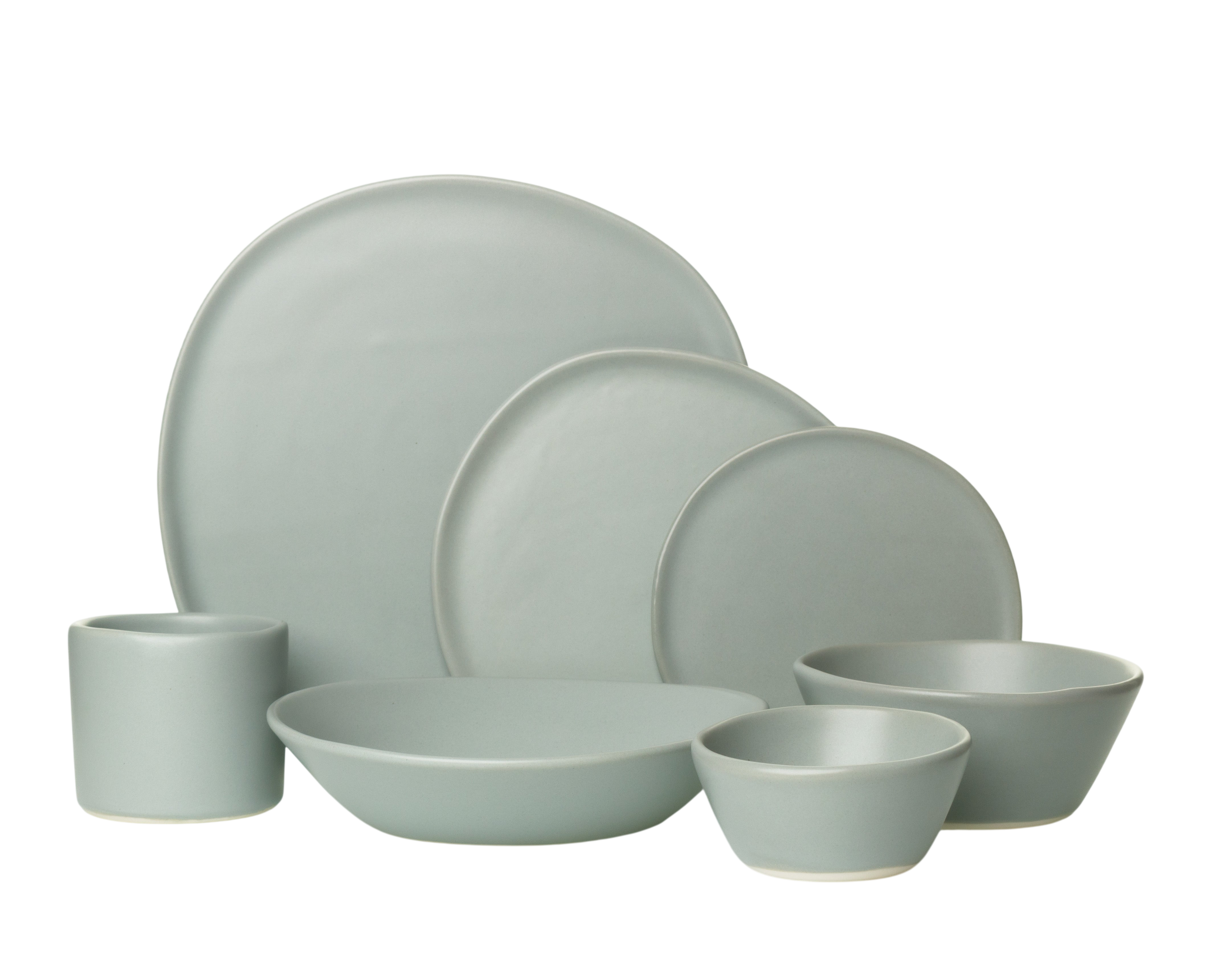 7 Piece Ripple Dinner Setting