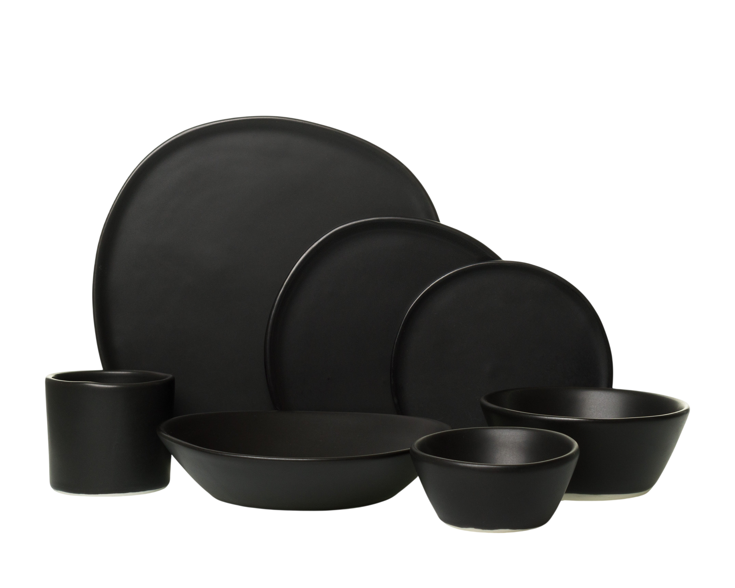 7 Piece Ripple Dinner Setting