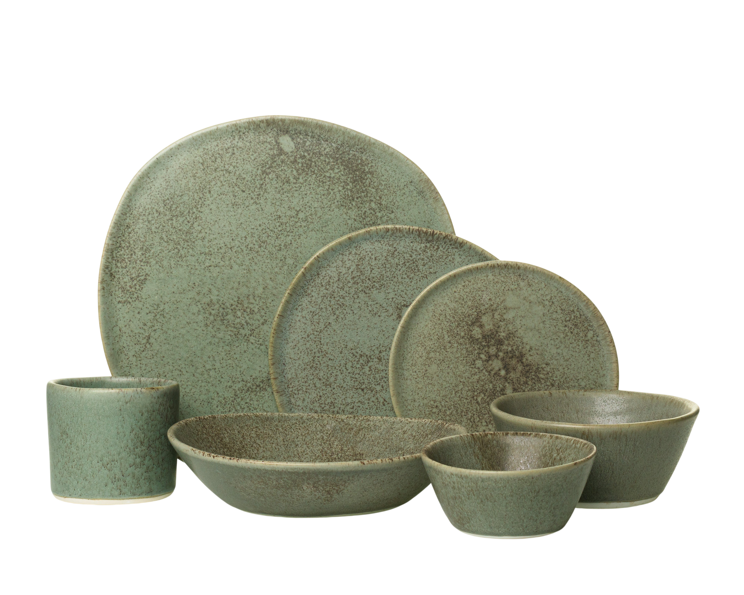 7 Piece Ripple Dinner Setting