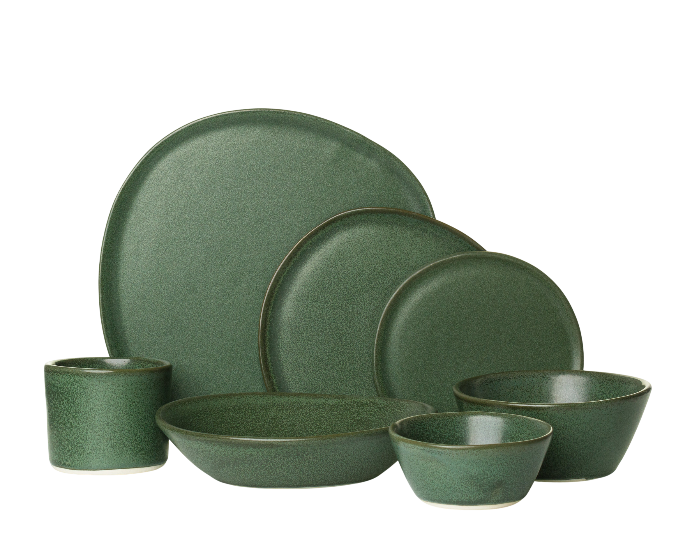 7 Piece Ripple Dinner Setting