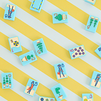 The Riviera Jet Set -  Mahjong Tiles: Portofino Blue