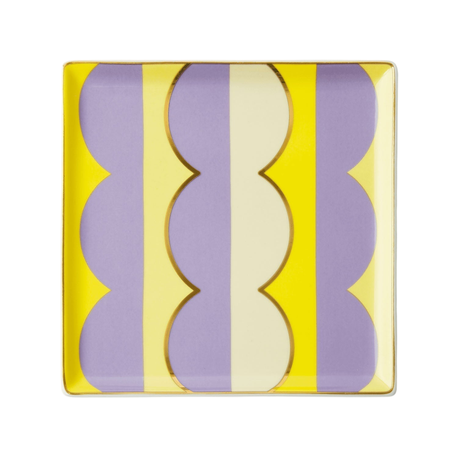 OCTAEVO Riviera Wave Ceramic Tray - Purple