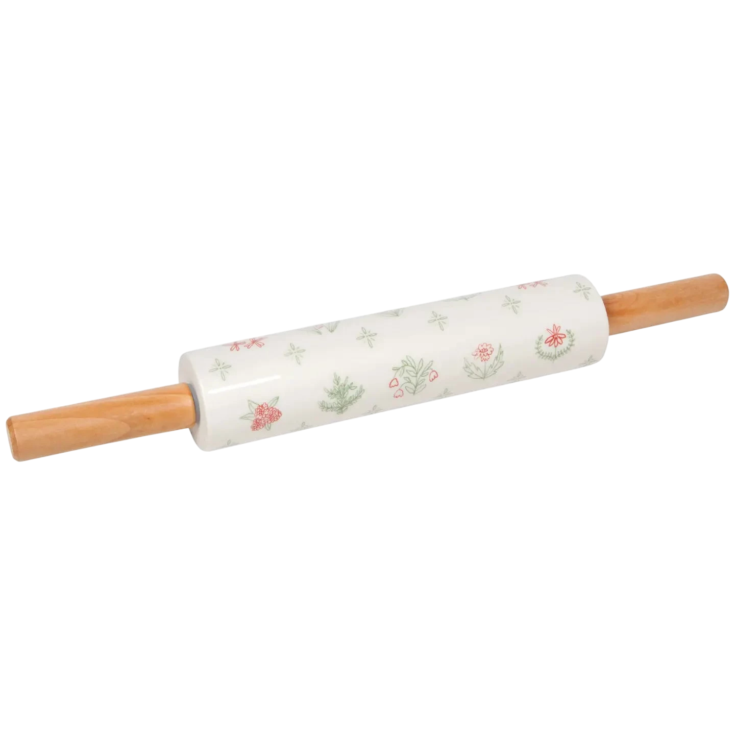 Camellia Stoneware Rolling Pin