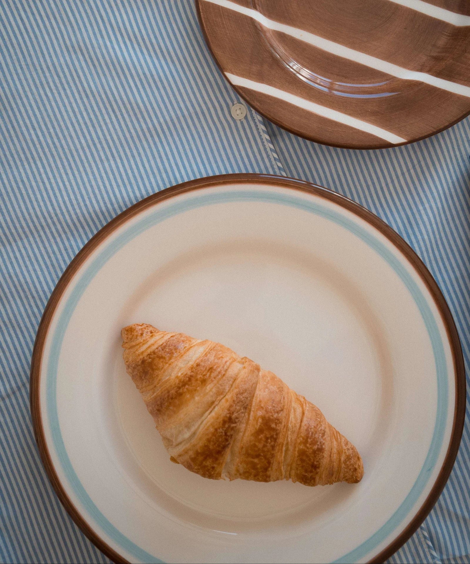 Breakfast Hand Painted Dinner Plate (Set of 4)