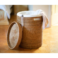Round Hamper with Lid