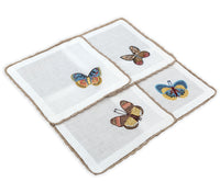 Flutter and Lace - Cocktail Napkins (Set of 4)