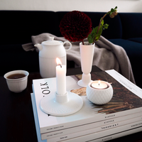 Lyngby Rhombe Tealight Holder, Set of 2