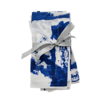 Brushstroke Dinner Napkins - Blue (Set of 2)