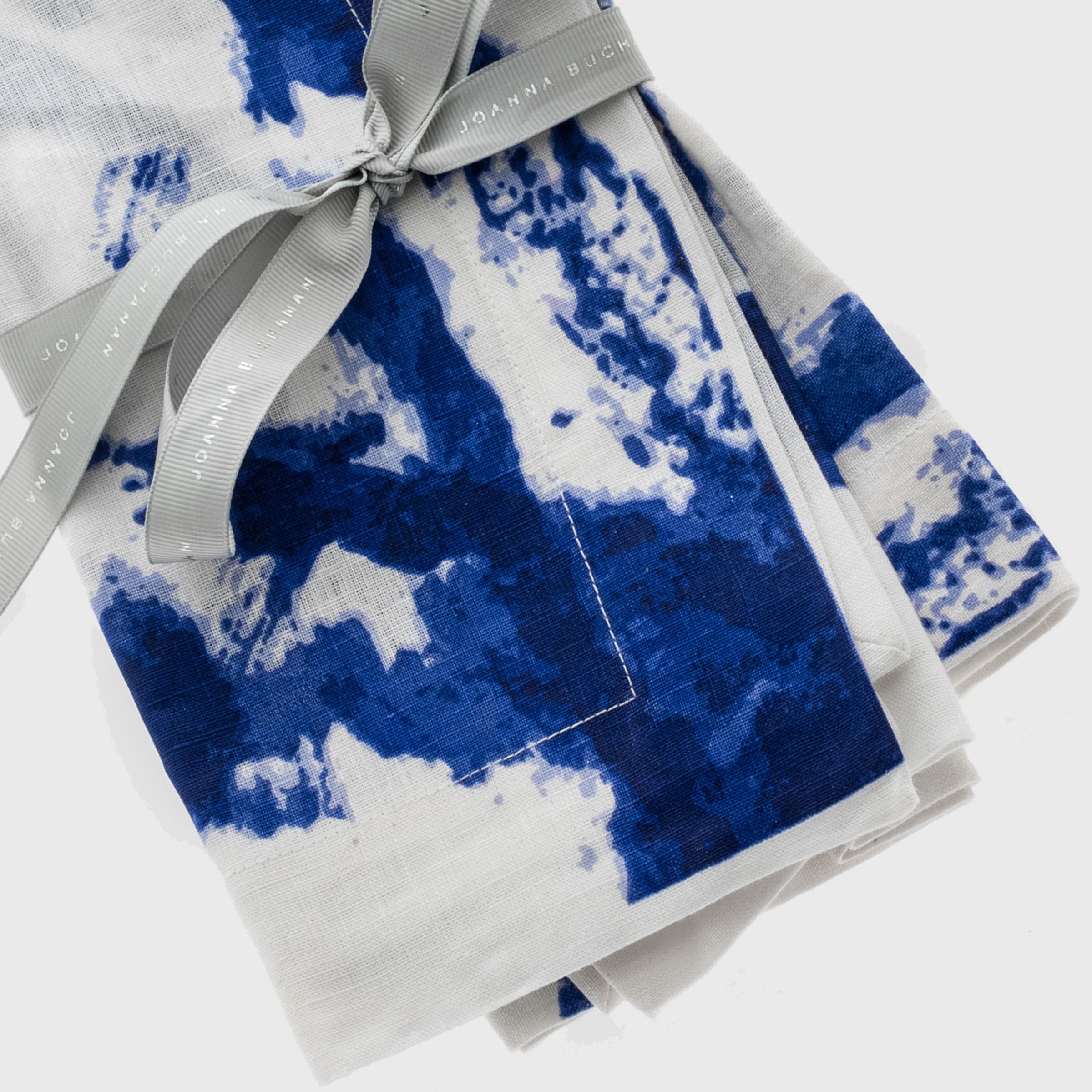 Brushstroke Dinner Napkins - Blue (Set of 2)