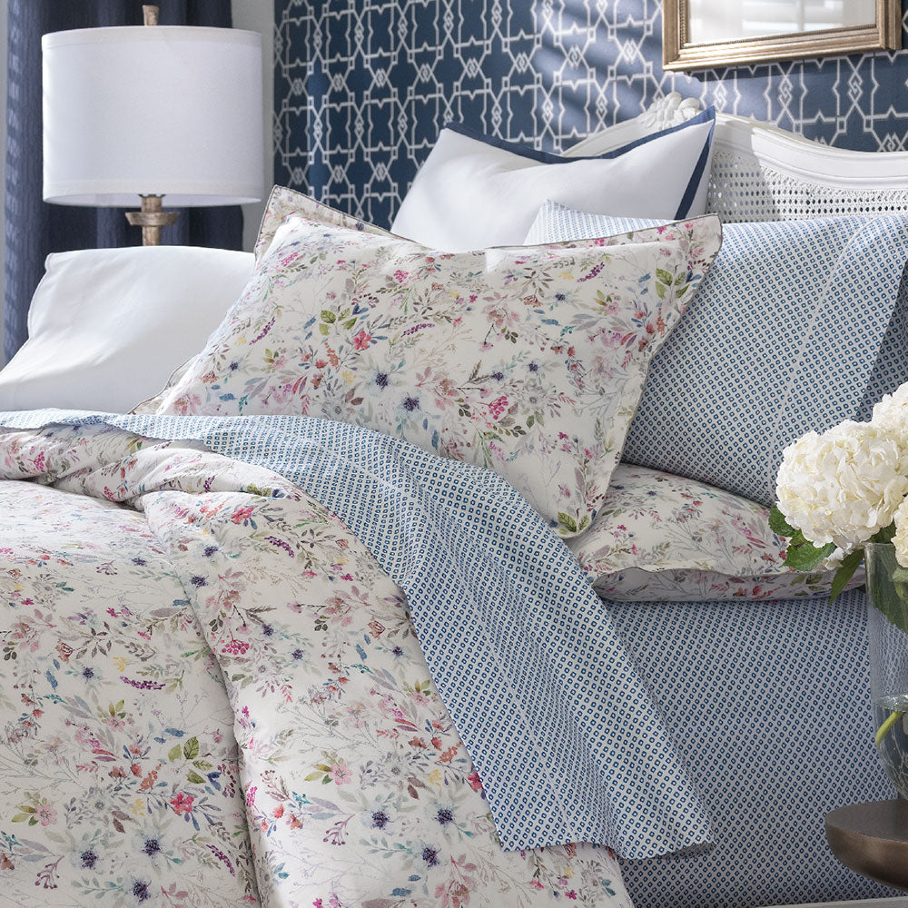 Emma Printed Sateen Sheet Set