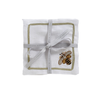 Stripey Bee Cocktail Napkins (Set of 4)
