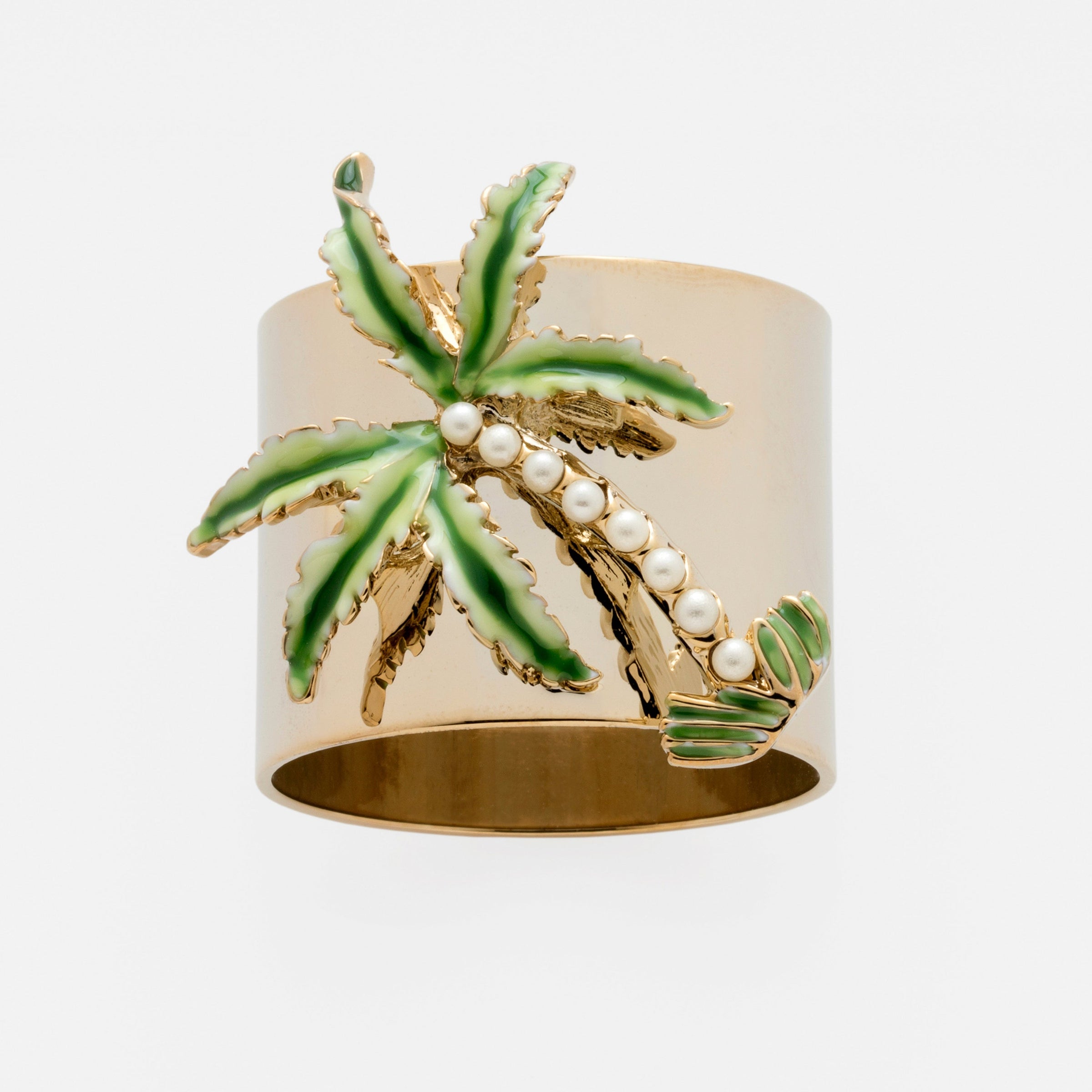 Palm Tree Napkin Rings (Set of 2)