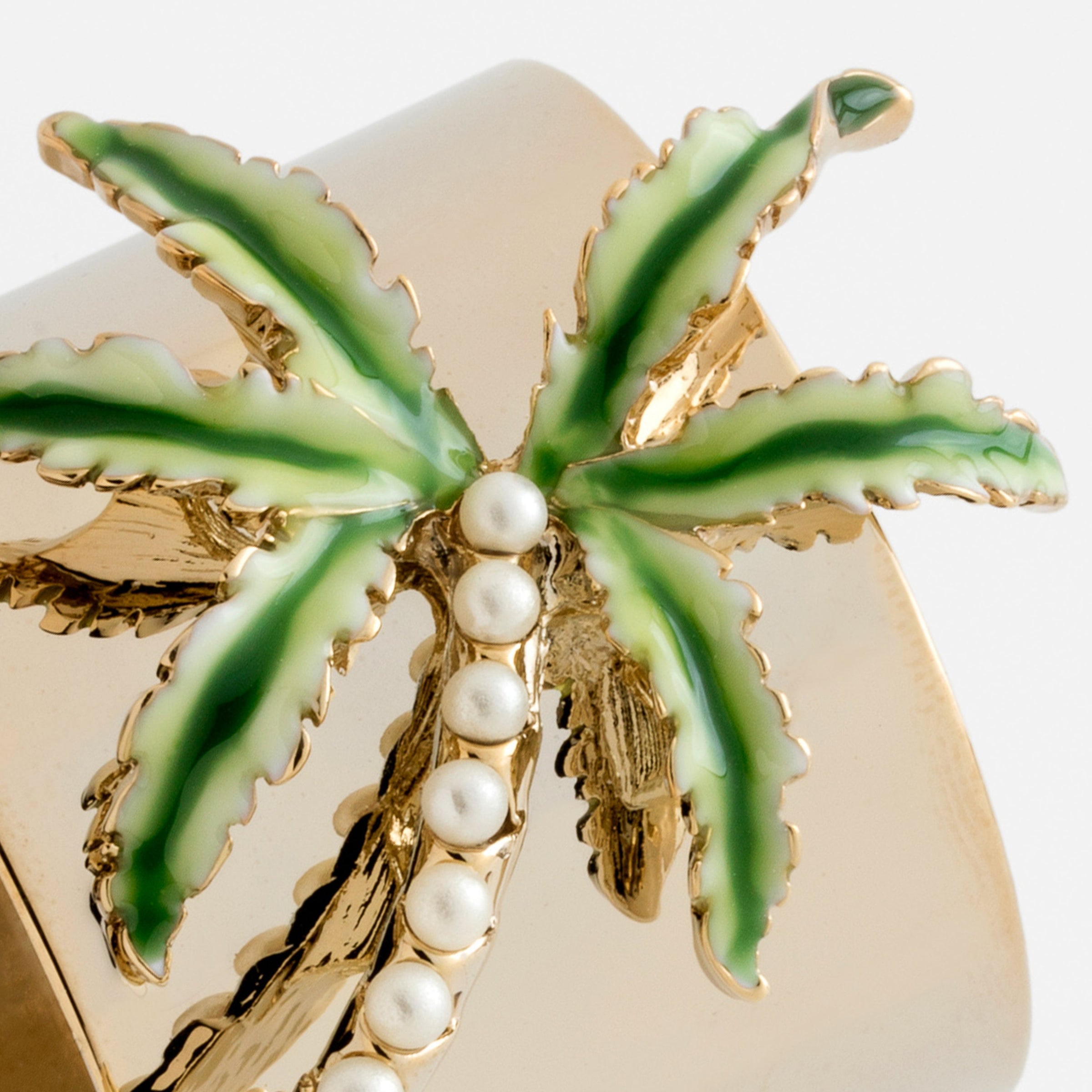 Palm Tree Napkin Rings (Set of 2)