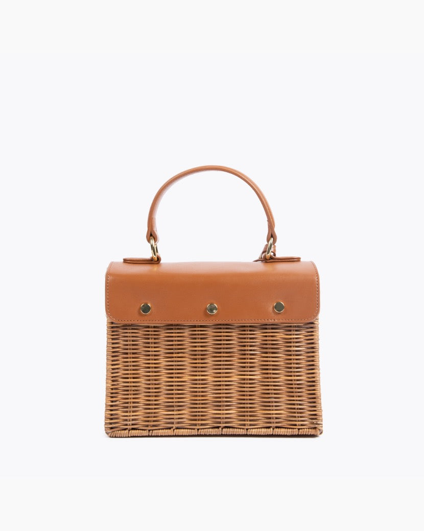 THE WICKER MINI - BROWN WICKER