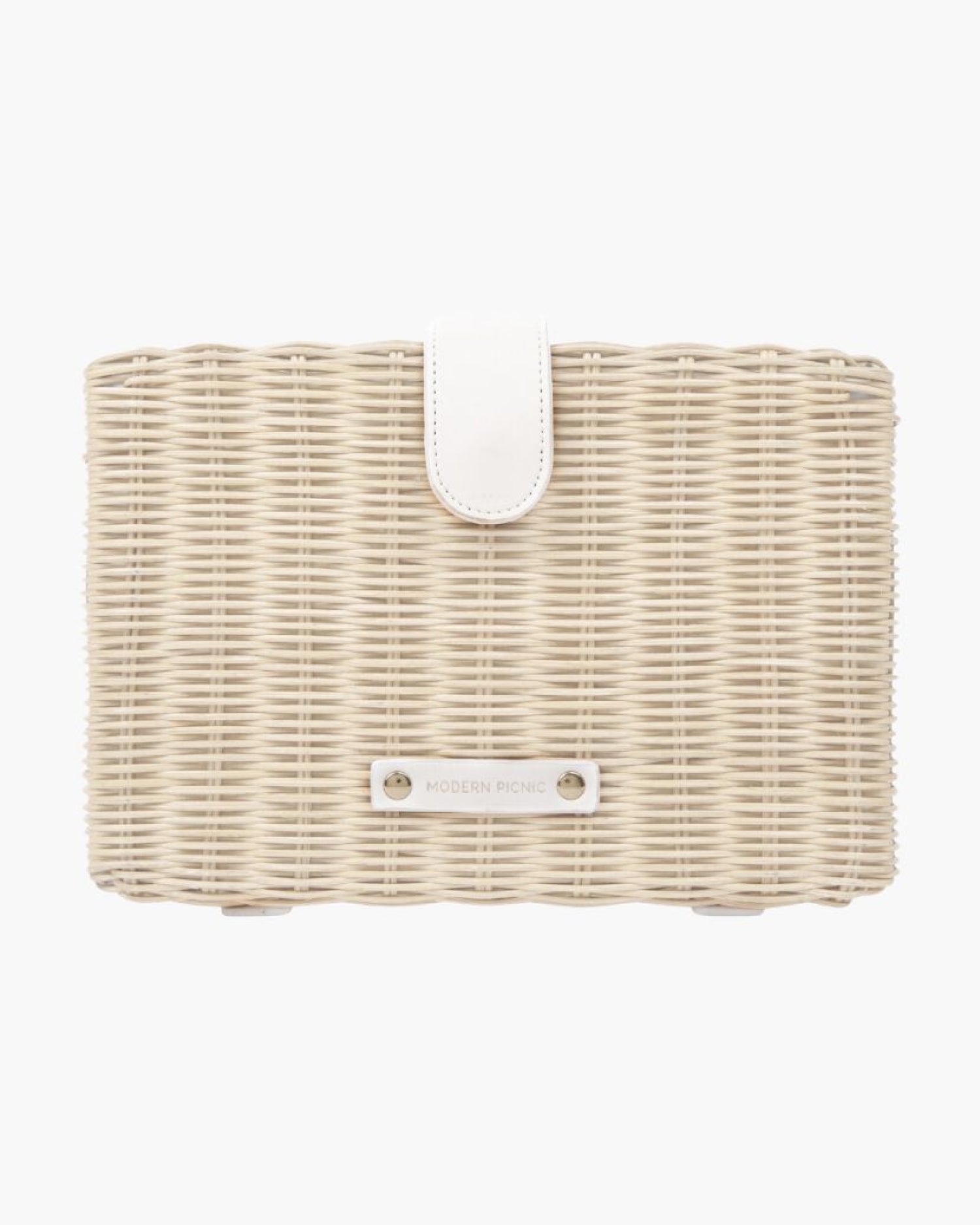 THE SNACKER - WHITE WICKER