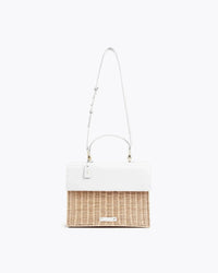 THE LARGE LUNCHER - WHITE WICKER