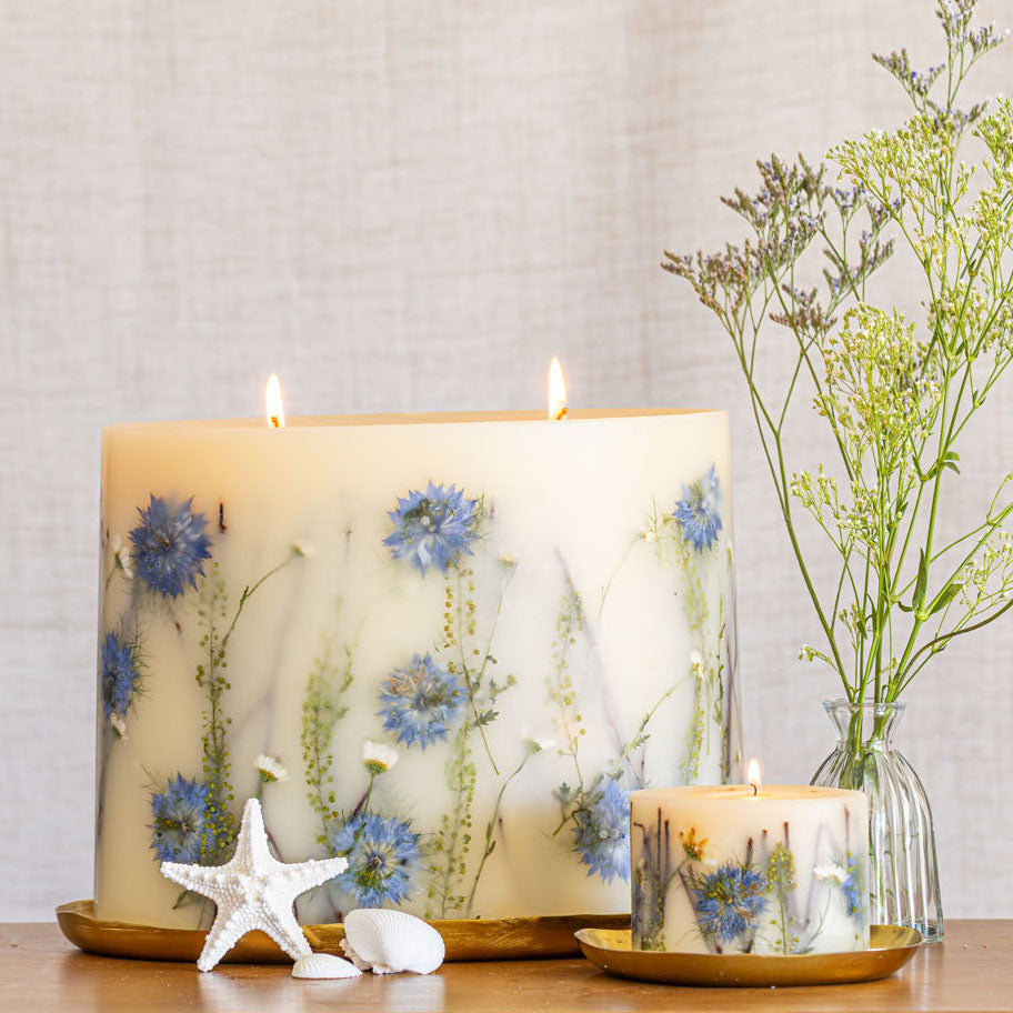 Centerpiece Botanical Candle - Sea Salt Mist
