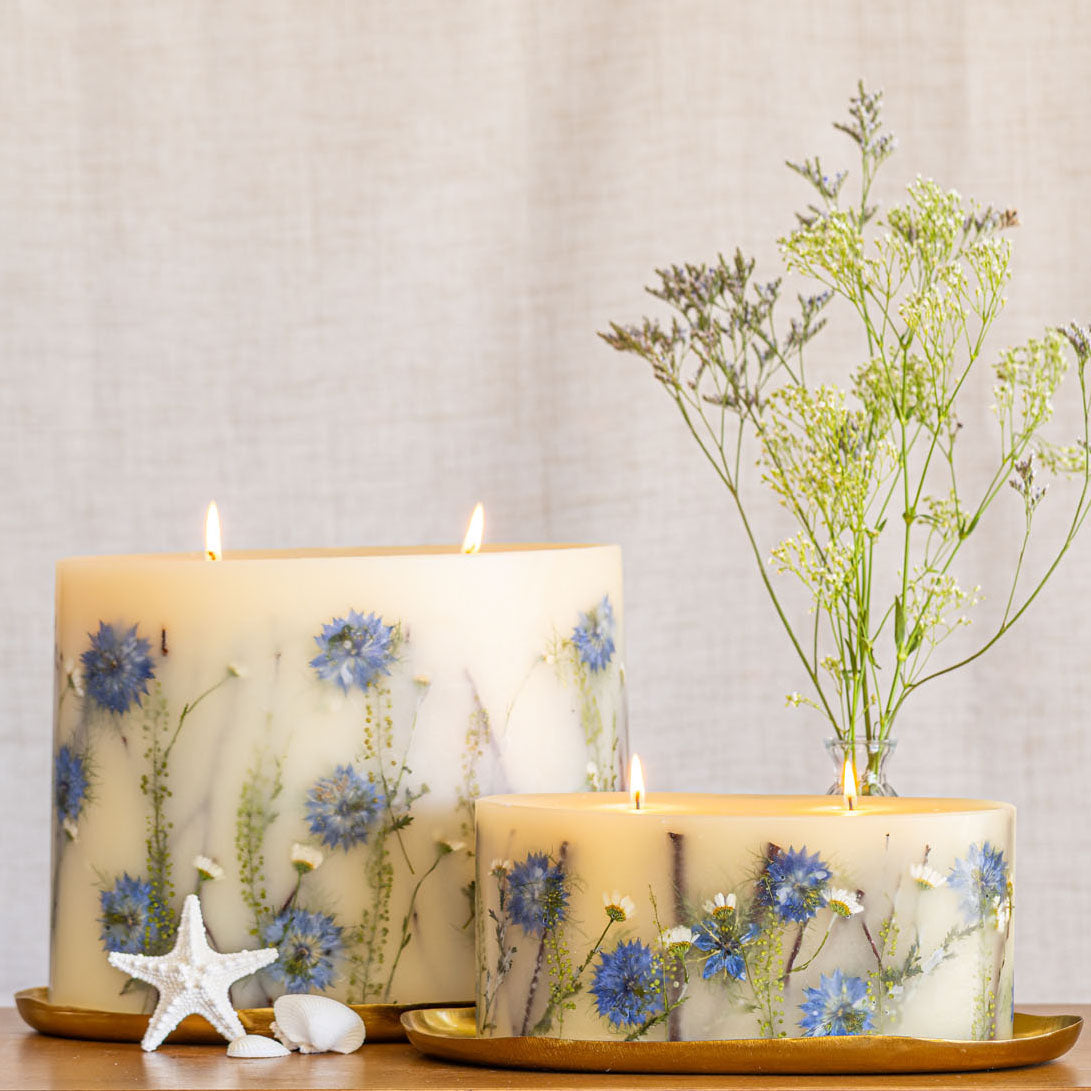 Centerpiece Botanical Candle - Sea Salt Mist
