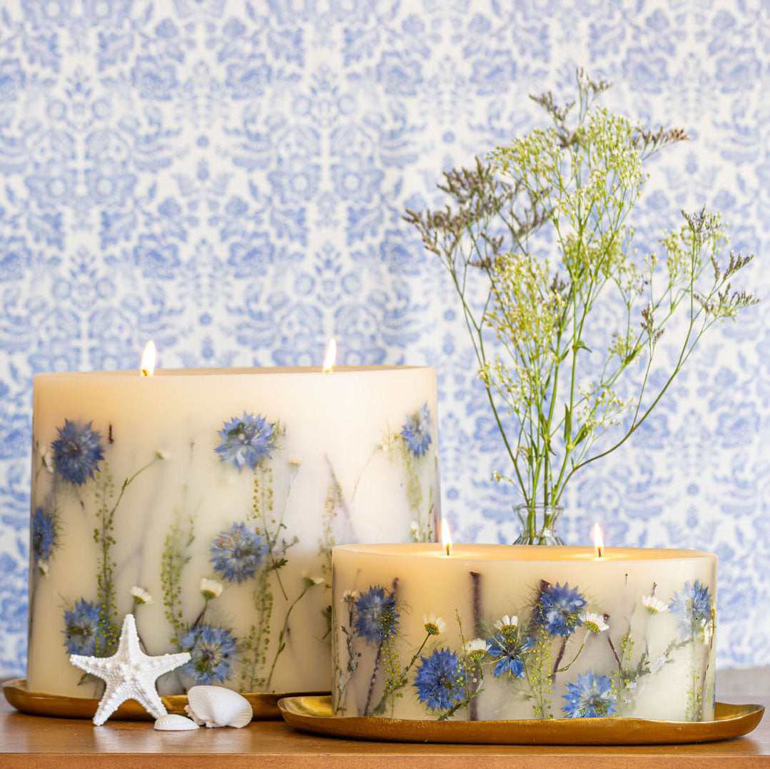 Centerpiece Botanical Candle - Sea Salt Mist