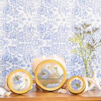 Signature Pressed Floral Candle - Sea Salt Mist