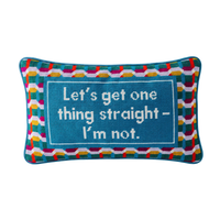 Straight Needlepoint Pillow