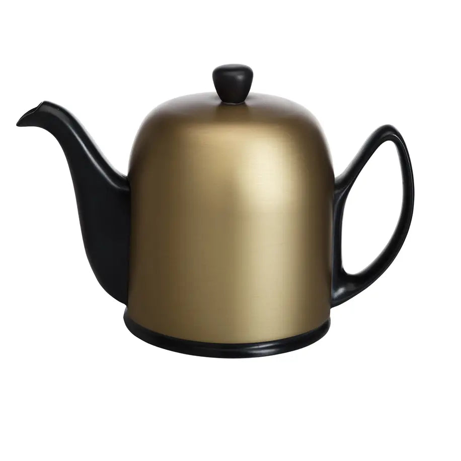 Salam Teapot - 6 Cups (33 oz) Ceramic & Stainless Steel