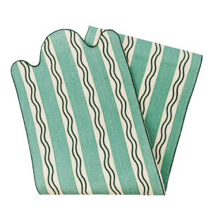 Monaco Embroidered Linen Runner