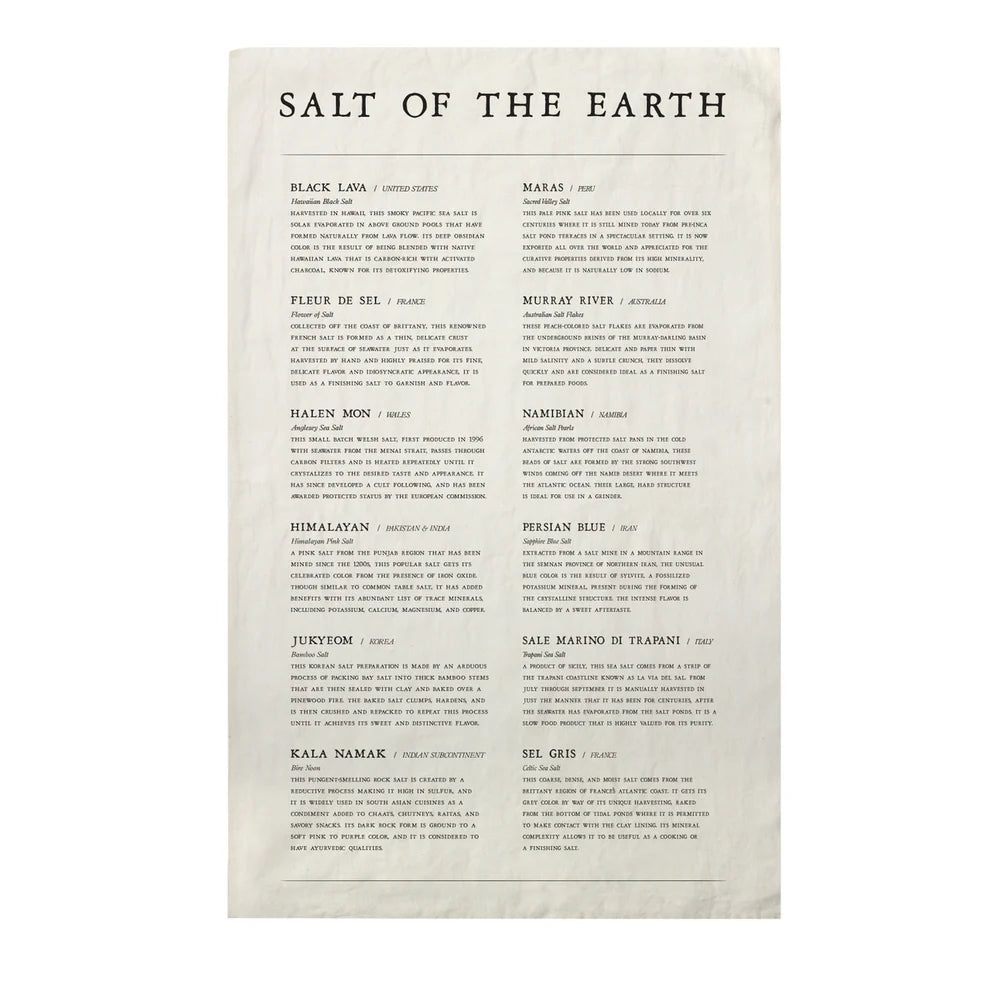 Salt of the Earth Tea Towel