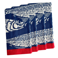 Sardines Dinner Napkins, Set of 4