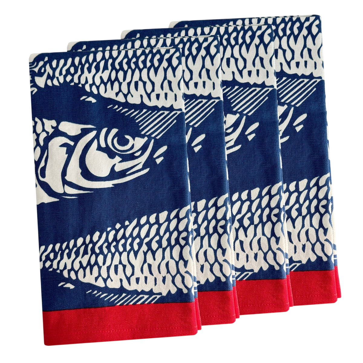 Sardines Dinner Napkins, Set of 4