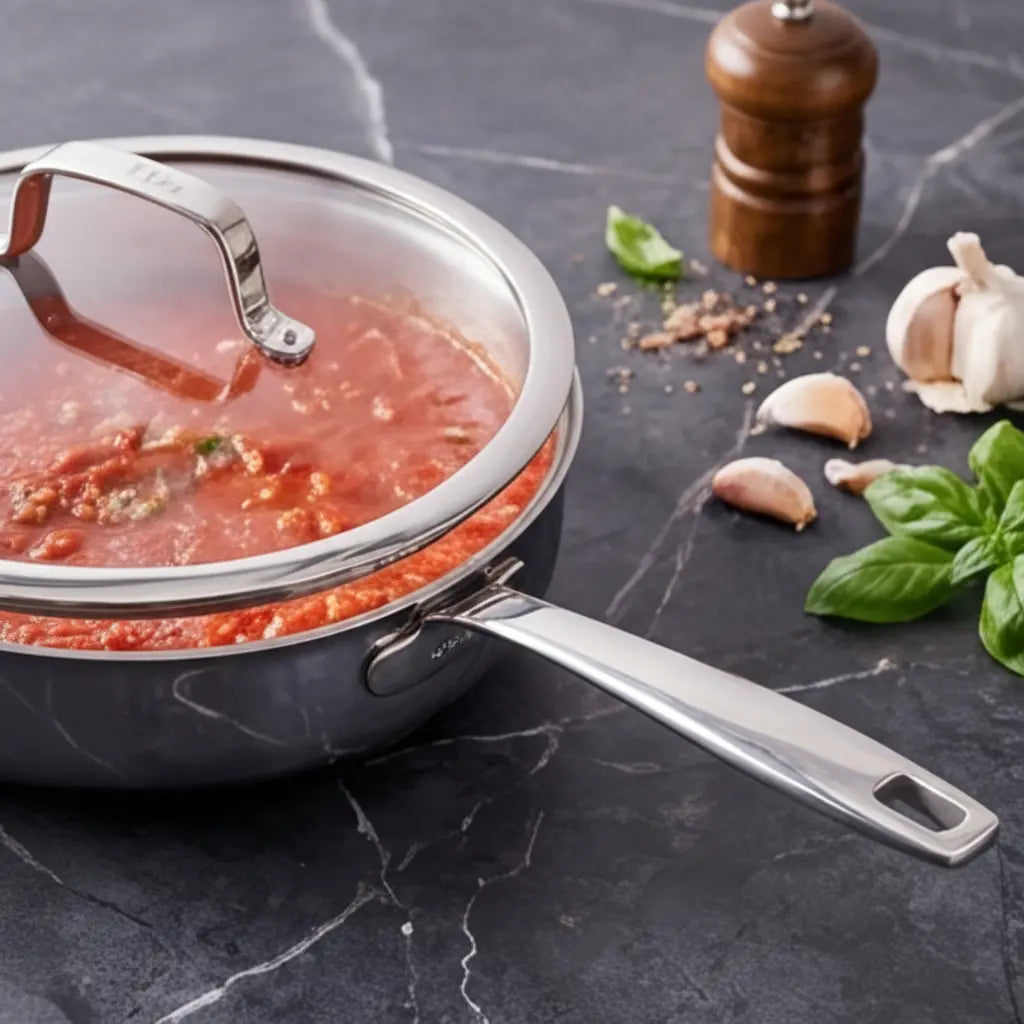 Sauté Pan with Lid — 4-QT.