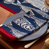 Sardines Dinner Napkins, Set of 4