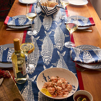Sardines Dinner Napkins, Set of 4
