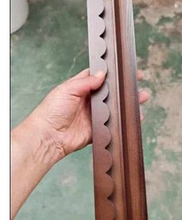 Wooden Racks with Scalloped Pushers - 20"
