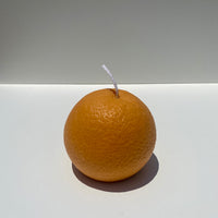 Large Orange Candle
