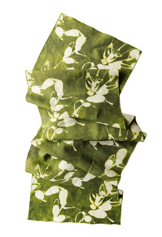 Porto Print in Olive Runner